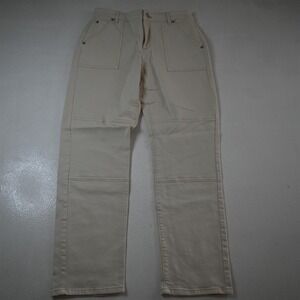 LOFT‎ 6 / 28 Girlfriend Utility Beige Stretch Denim Womens Jeans